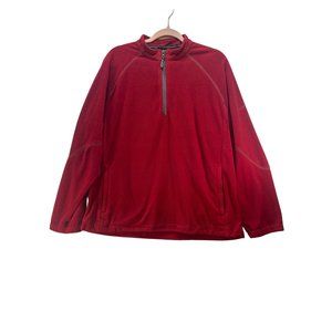 Sun Mountain mens medium pull over sweater red